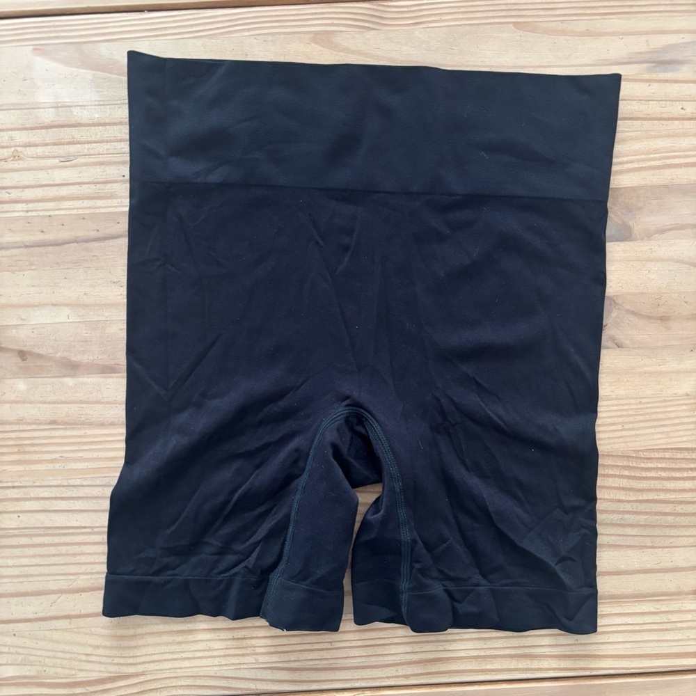 Skinnygirl Shapewear Shorts Size M Black High Waisted Smoothers & Shapers 7690.6